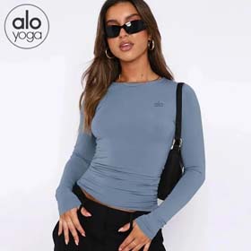 ALO base dance all-match quick-drying training sports fitness T-shirt-2573