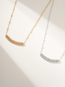 Cartier rivet diamond-free necklace-0078  