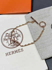 Hermes pig nose full diamond bracelet-0092  
