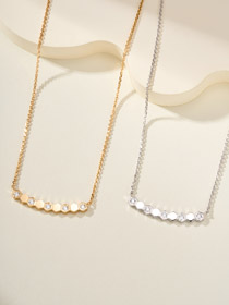 Tiffany honeycomb diamond necklace-0458  
