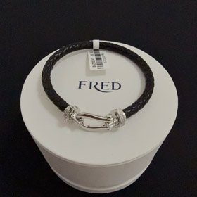 Feiden full diamond diamond horseshoe buckle bracelet-0471  