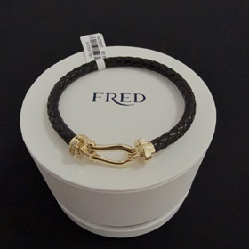 Feiden full diamond diamond horseshoe buckle bracelet-0473  
