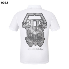 PP PHILIPP PLEIN Round Neck Printed Short-Sleeved T-Shirt-2800